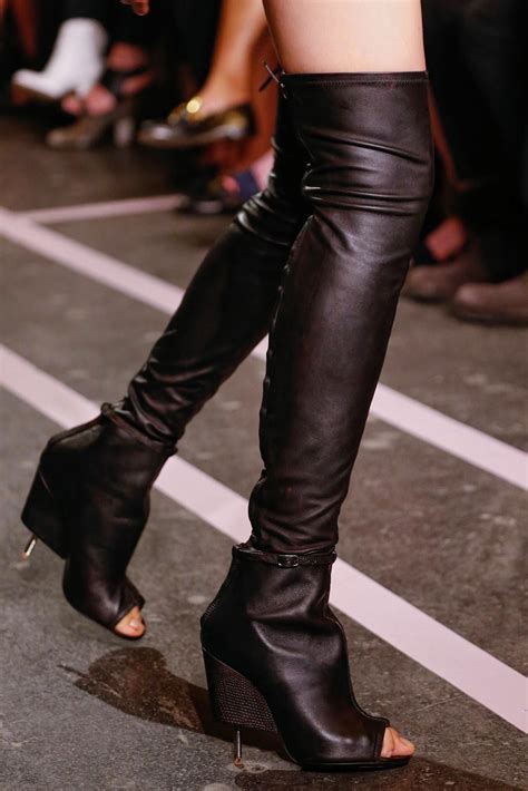 givenchy cuissardes|givenchy golden boots.